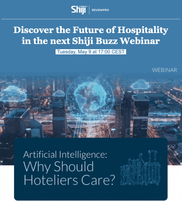 Shiji Buzz Webinar - Artificial Intelligence for Hotels - Reknown Marketing